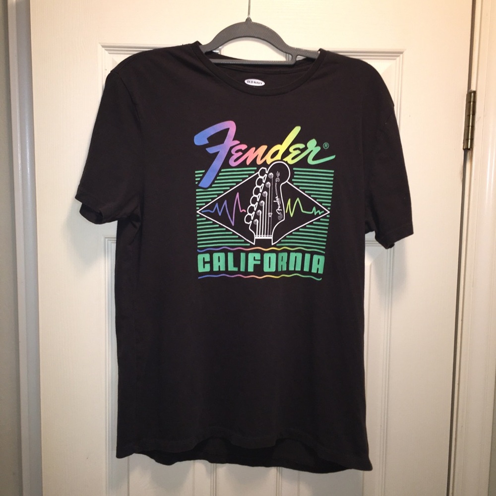 Old Navy Fender Guitars Graphic Tee